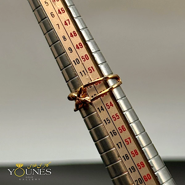 انگشتر مینیمال ونکلیف طلا